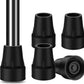 Non-Slip 7/8" Cane Tips, 4-Pack, Thick Rubber, Easy Install