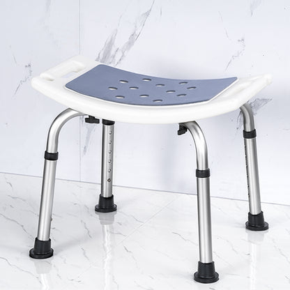 Anti-Slip Shower Chair w/ Curved Seat