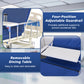 Hidden Adjustable Crank Hospital Bed(Mattress Included)