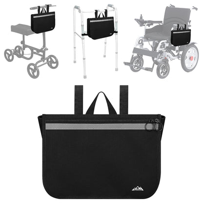 Wheelchair Side Bag for Rollator and Walkers