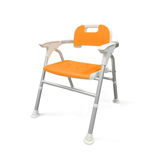 Quick-Fold Shower Chair w/ Anti-Slip Seats