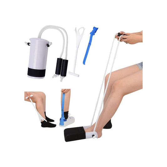 Sock Aid Kit with Long Shoe Horn Dressing Aid