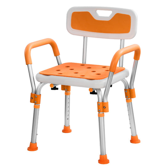 Adjustable Shower Chair, 330 lbs Capacity