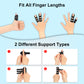 3-Pack Finger Splint Support, Black