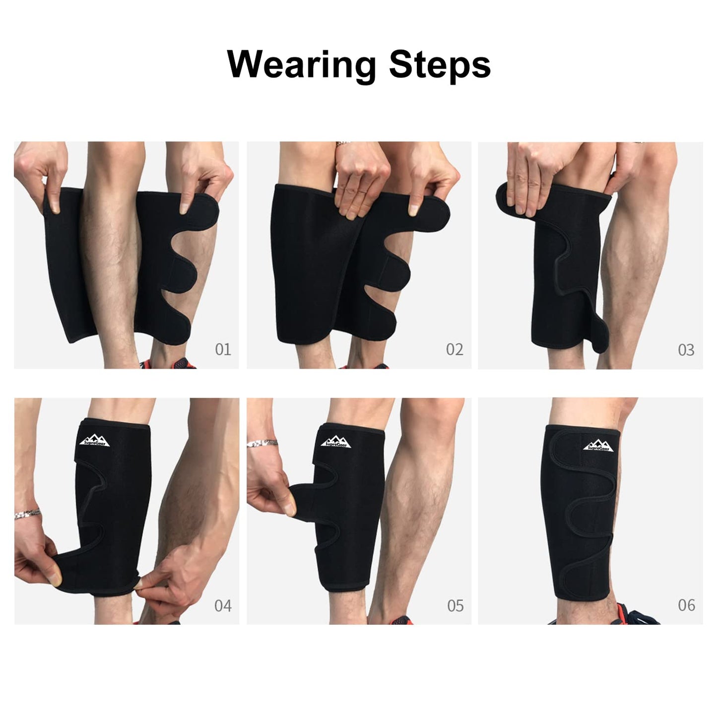 Breathable Calf Support, Black