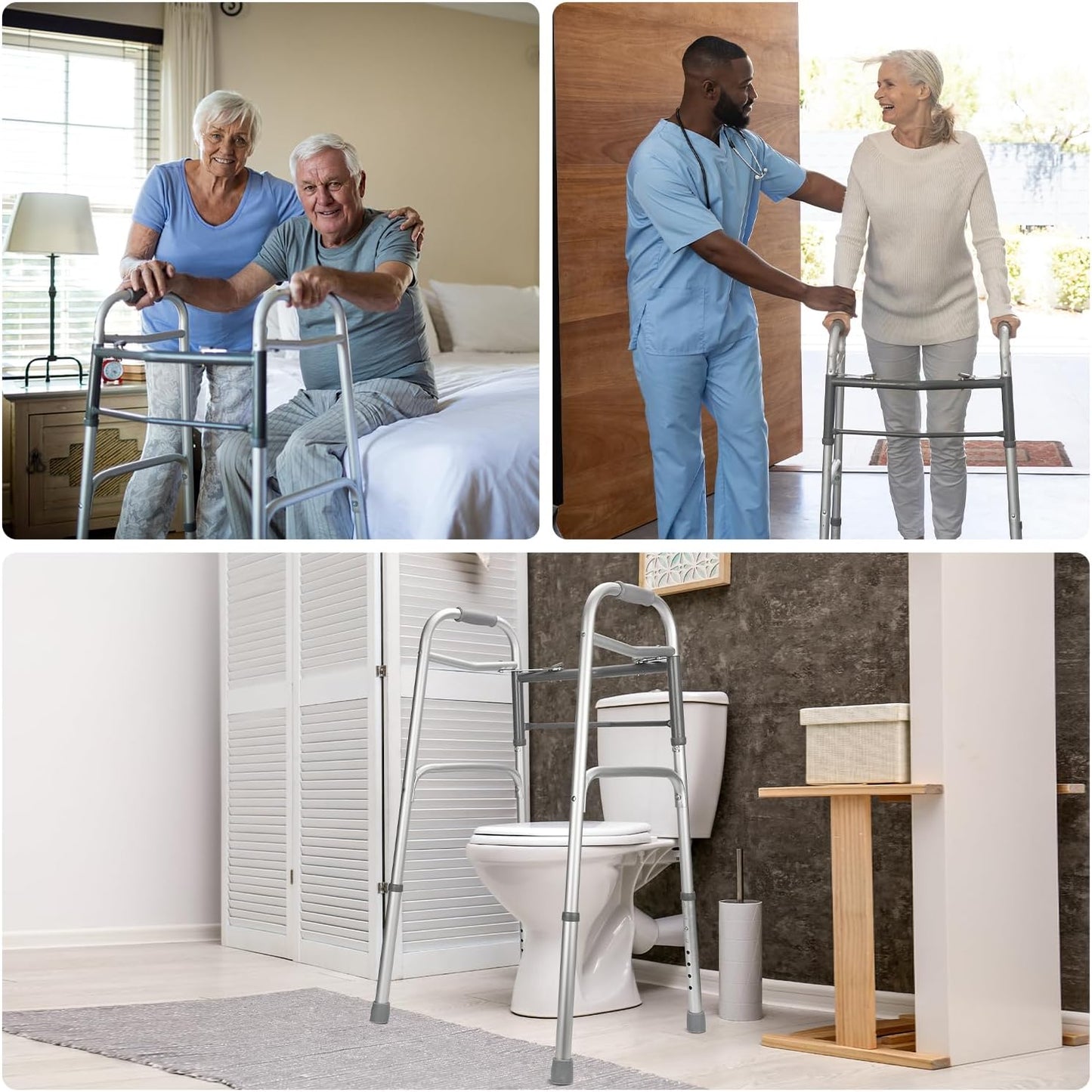 Standard Folding Walker Holder Without Wheels