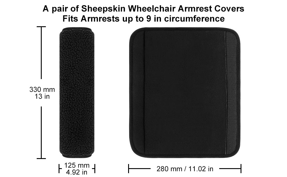 2pcs Universal Wheelchair Leather armrests, Wheelchair Cover Cushion Pad, Wheelchair  Accessories for Old Man, Pitch Row: Approx. 14cm - Yahoo Shopping