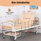 4-Function Manual Hospital Bed (Mattress Included)