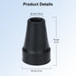 4pcs Non-Slip Thickened Rubber Cane Tip, 7/8 Inch