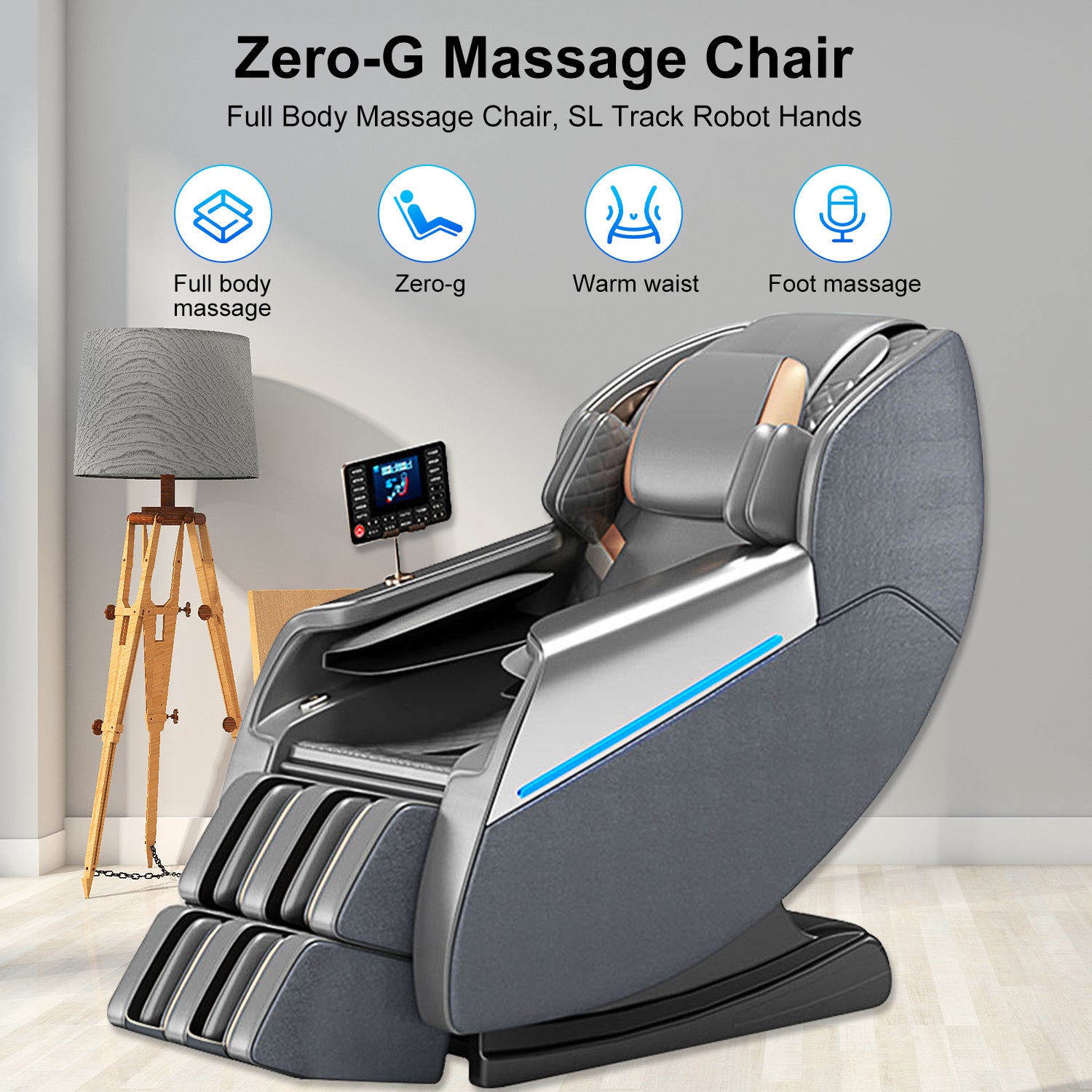 Save 70% - Zero-G Massage Chair: Ion Recline, SL Track, Heat Therapy, AI  Voice, BT Speaker