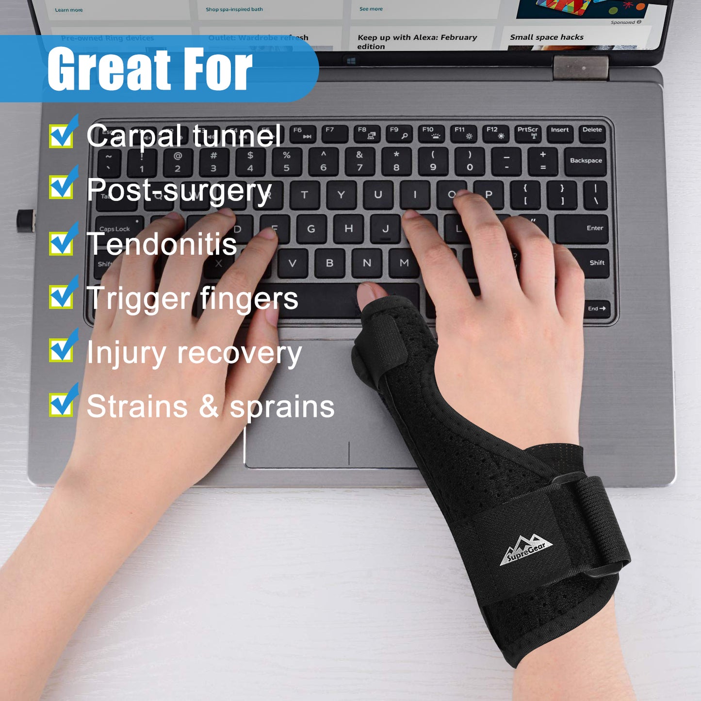 Adjustable Thumb Brace Stabilizer