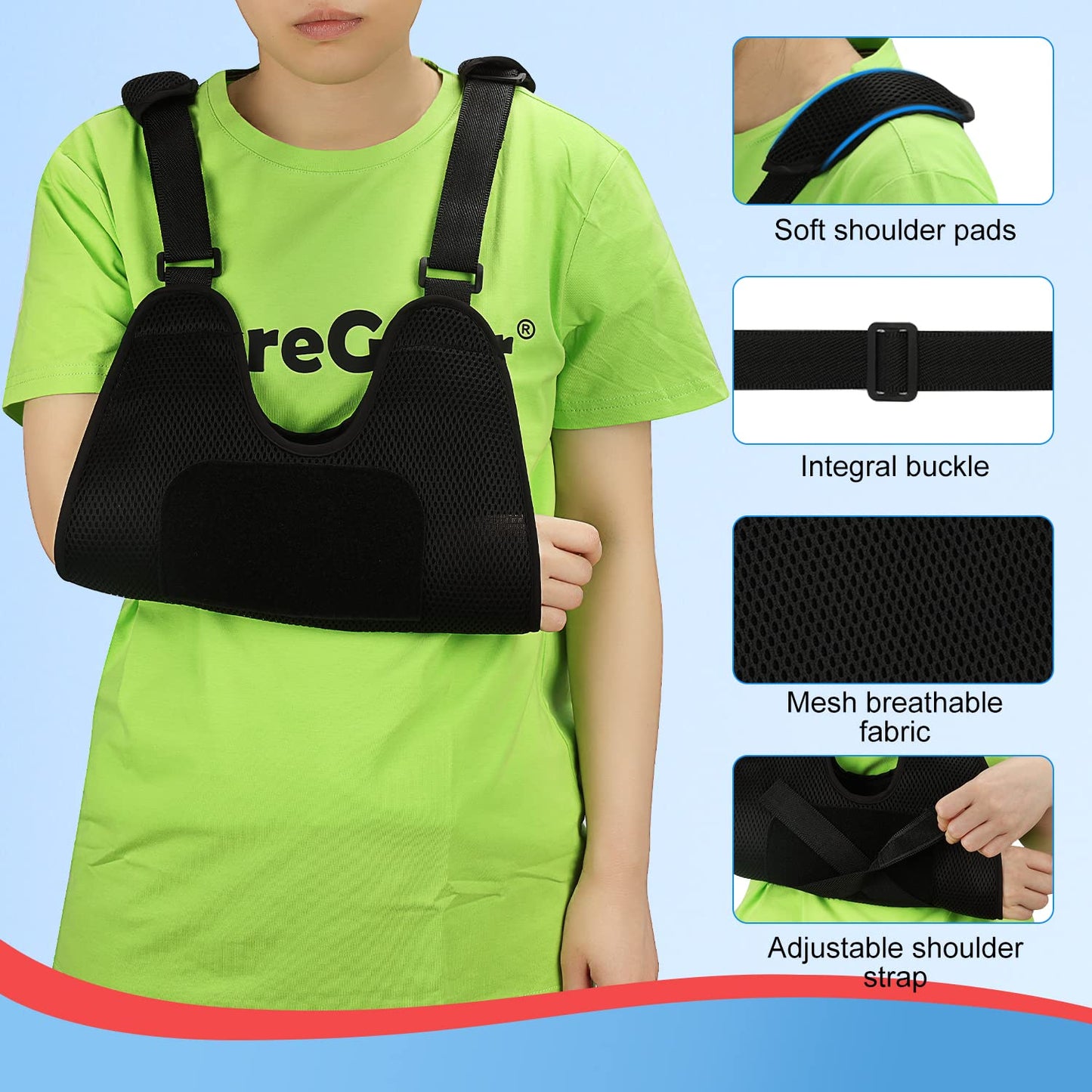 Kids Arm Sling Shoulder Immobilizer