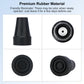 4pcs Non-Slip Thickened Rubber Cane Tip, 7/8 Inch