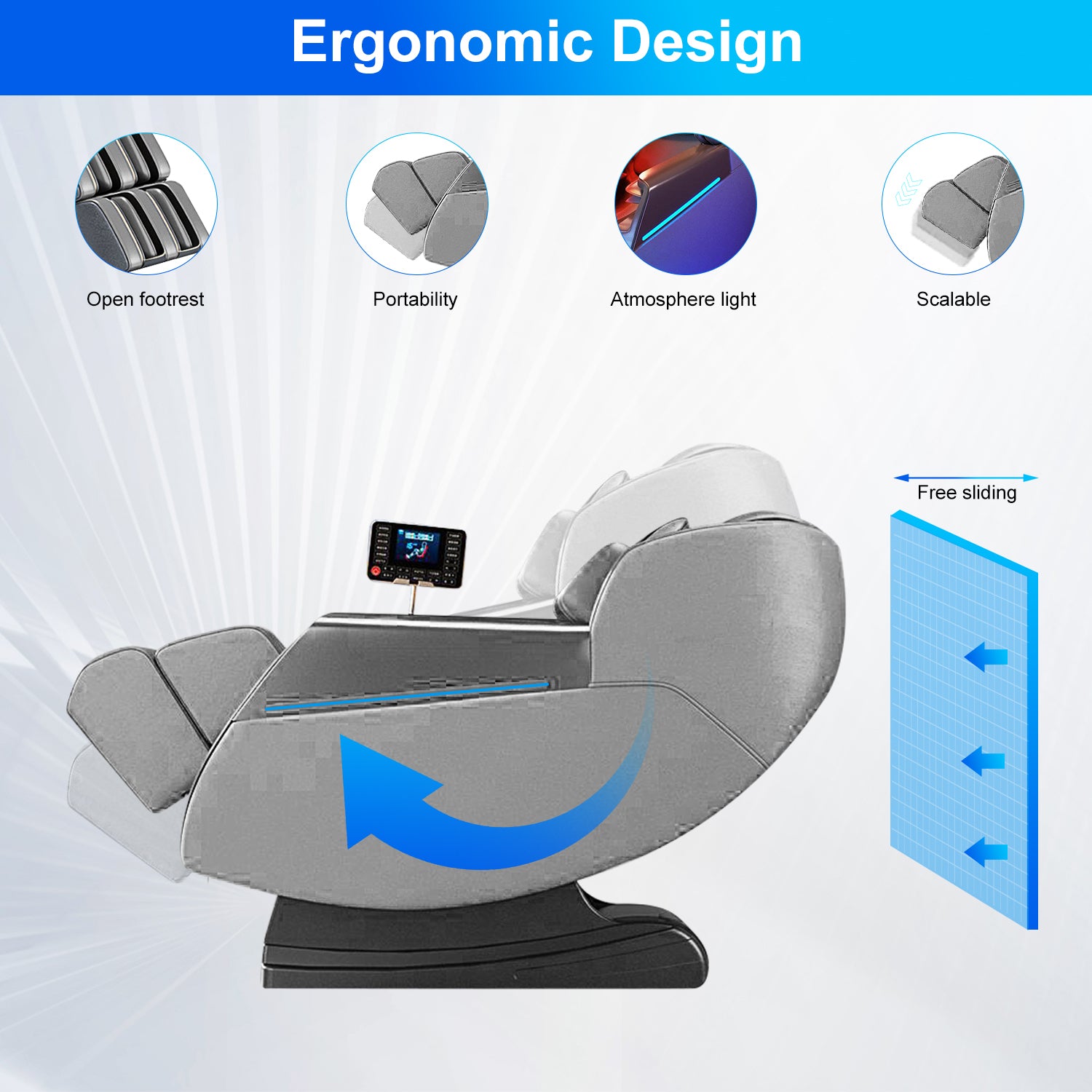 Save 70% - Zero-G Massage Chair: Ion Recline, SL Track, Heat Therapy, AI  Voice, BT Speaker