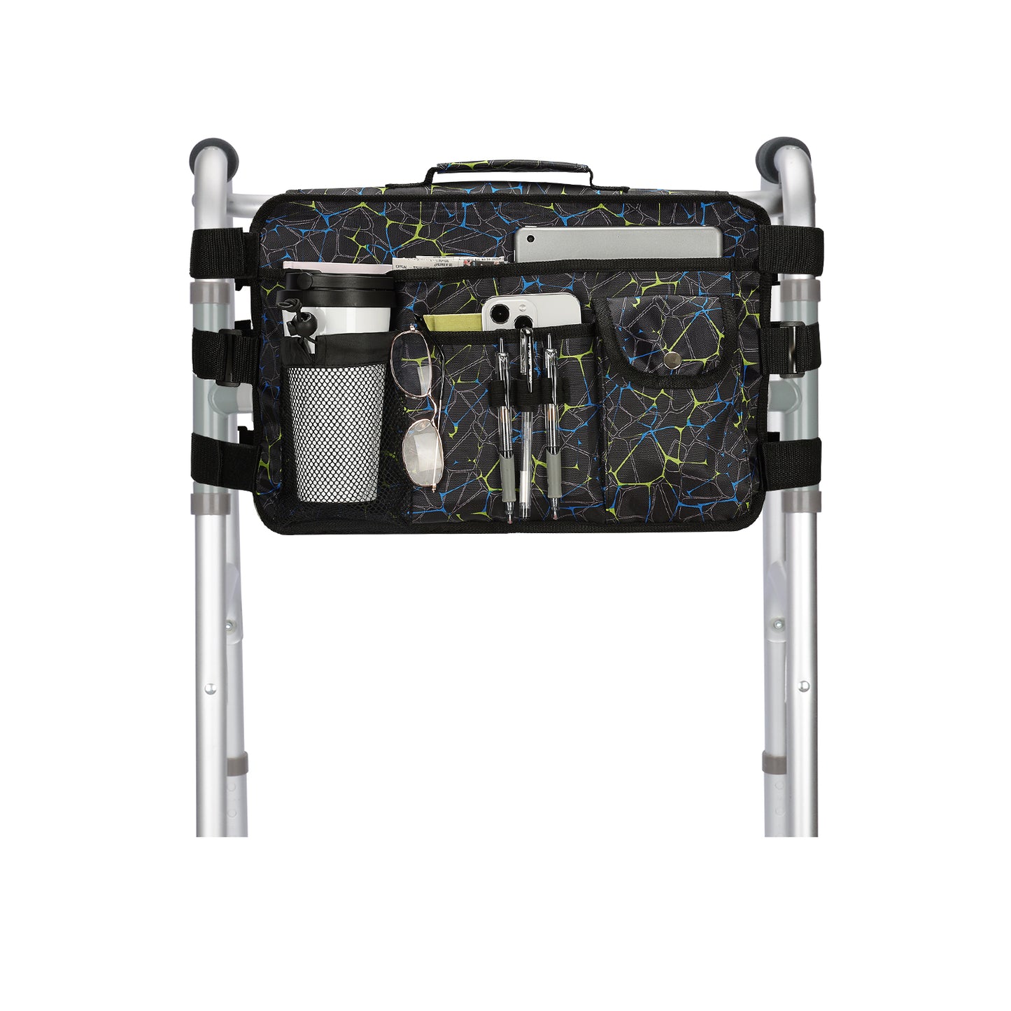 Double Side Walker Bag with 9 Pockets