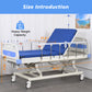 3-Function Remote Control Electric Hospital Bed (Mattress Included)