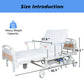 4-Function Remote Control Electric Hospital Bed (Mattress Included)