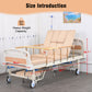 4-Function Manual Hospital Bed (Mattress Included)