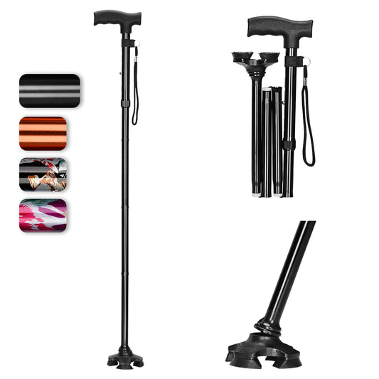 5-Level Adjustable Folding Cane