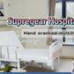 4-Function Manual Hospital Bed (Mattress Included)