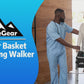 Walker Basket, Foldable Bag with Tray, Cup Holder