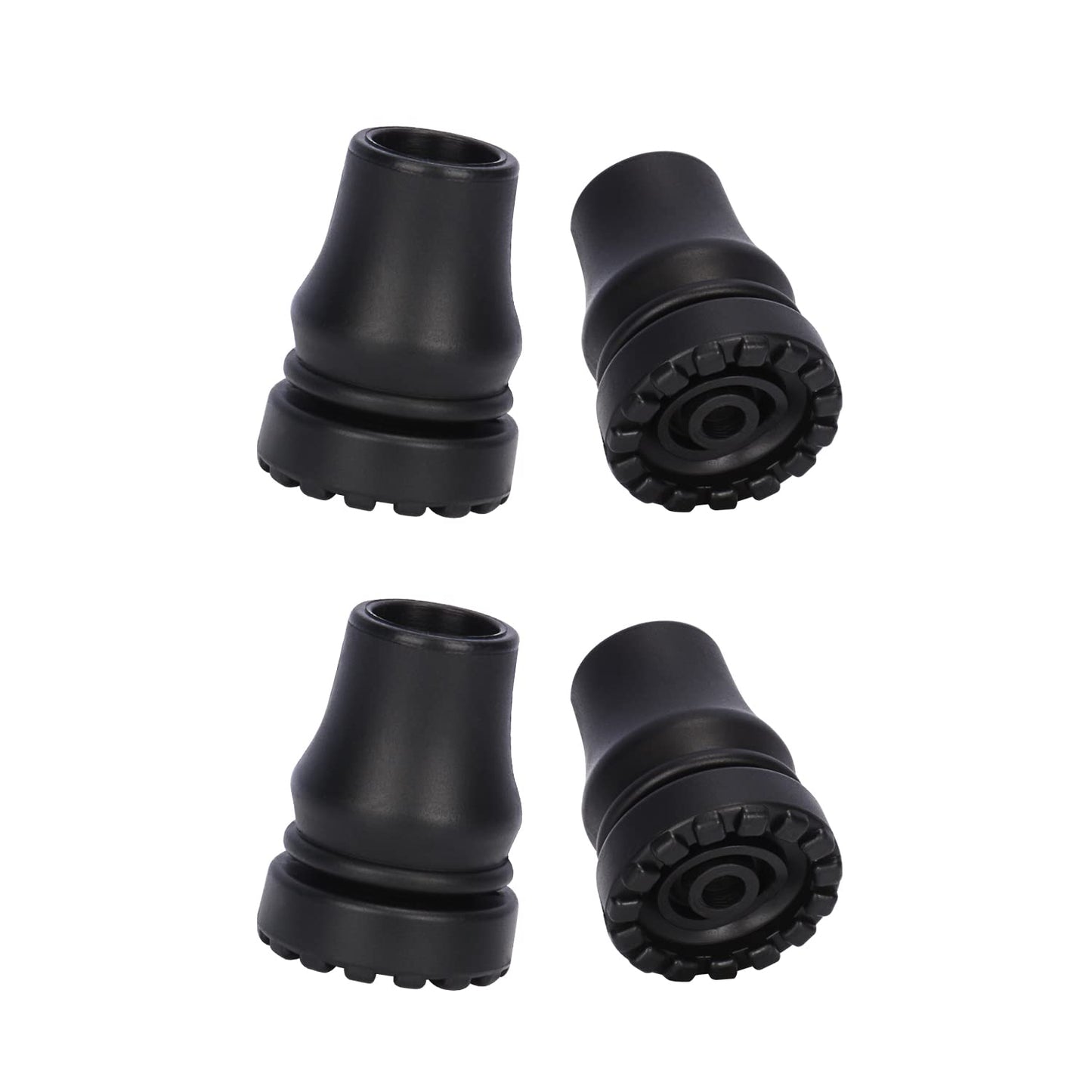 4 Pack Non-Slip Rubber Replacement Cane Tip