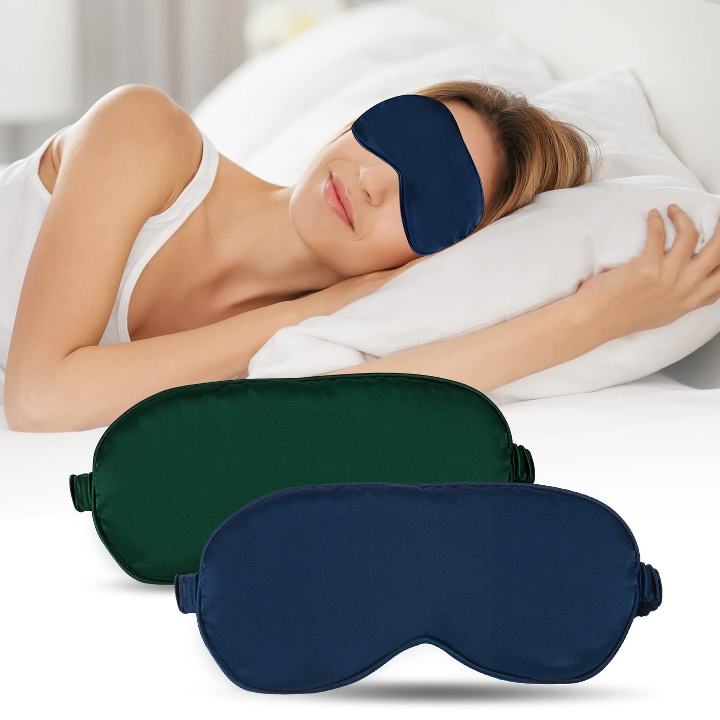 Night Sleeping Silk Eye Mask, 1-6 Pack