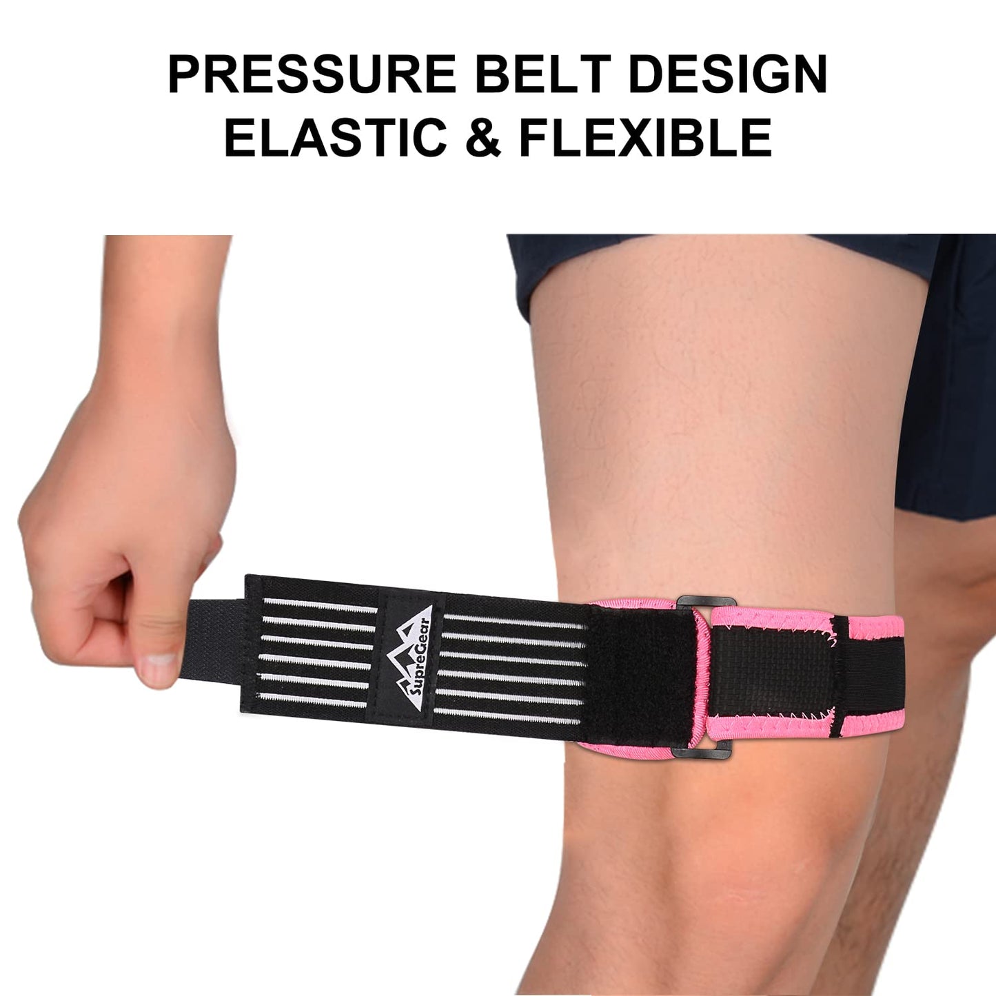 Adjustable ITB Iliotibial Band Wrap Strap for Knee