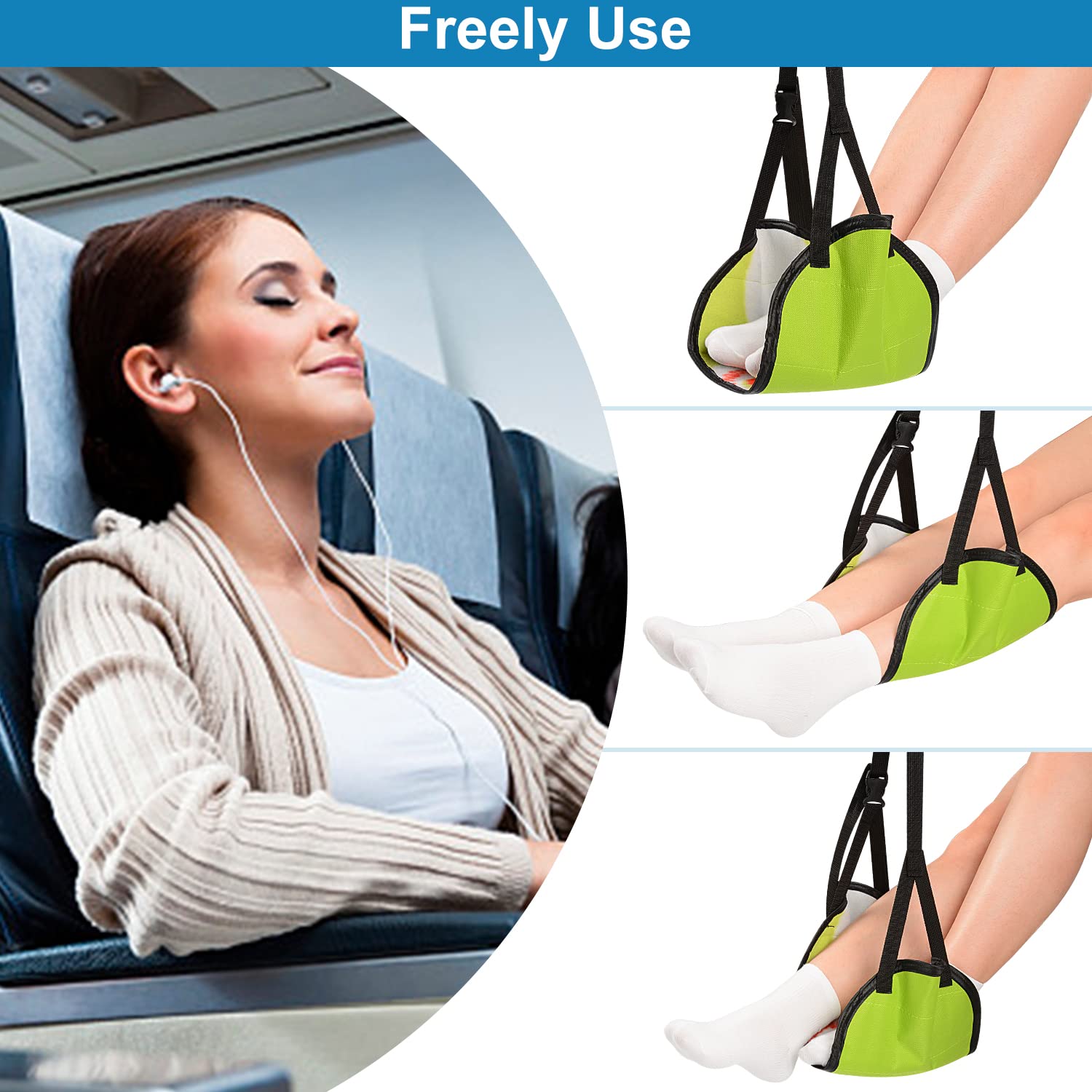 Leg Desk strap Pillow sling For Office Footrest Leg Hammock Feet