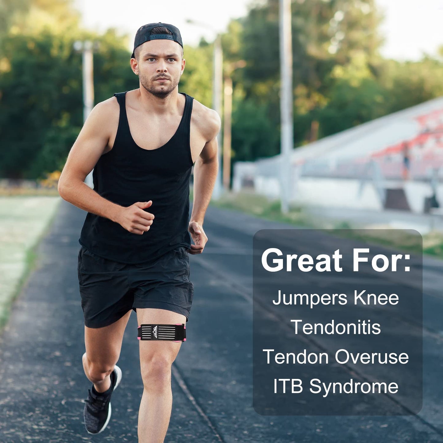 Adjustable ITB Iliotibial Band Wrap Strap for Knee